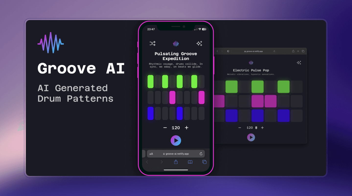 Groove AI - AI Generated Drum Patterns